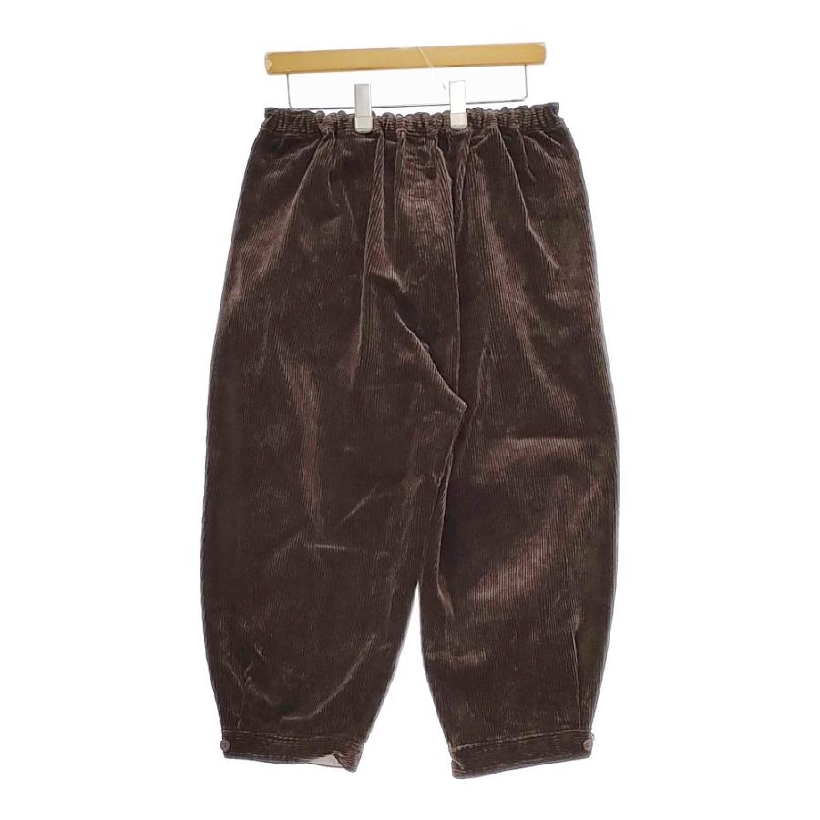 ROBE de PEAU R201 CORDUROY BUTTON PANTS 定価26400円 R201 サイズF パンツ ブラウン レディース ローブデポー【中古】4-1216T△ ROBE de PEAU R201 CORDUROY BUTTON PANTS 定価26400円 サイズF パンツ