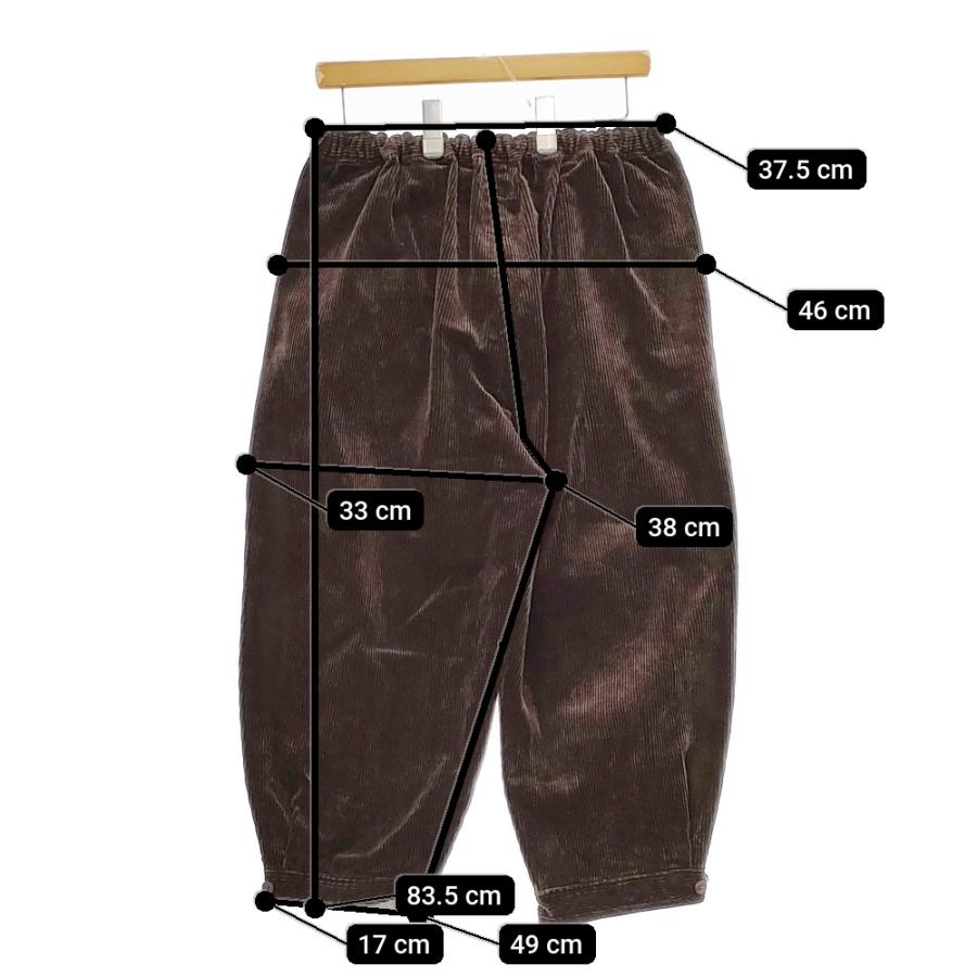 ROBE de PEAU R201 CORDUROY BUTTON PANTS 定価26400円 サイズF パンツ