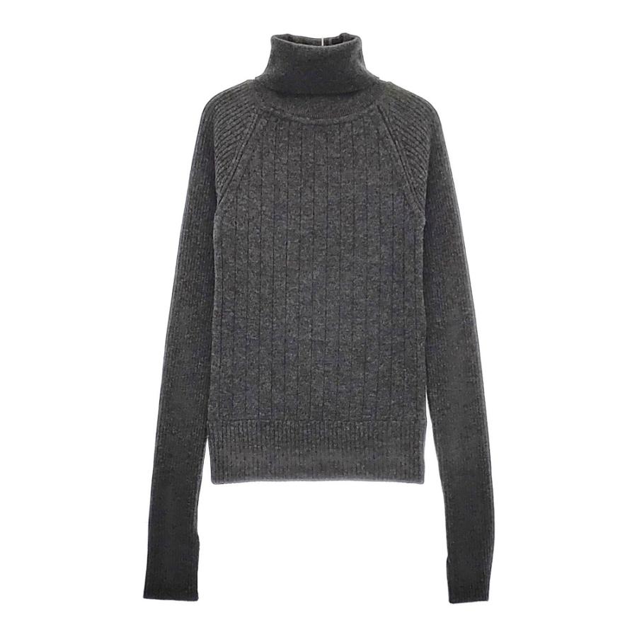 THE RERACS 未使用品 BULKY WOOL/CASHMERE RAGLAN TURTLE NECK 