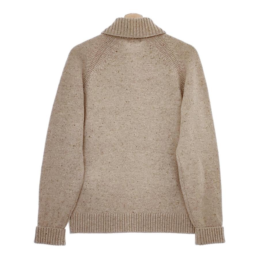 papas D049CKJM001 ジップアップカーディガン ニット ジャケット カウチン M カーディガン ベージュ パパス 4-1214T 253799_1