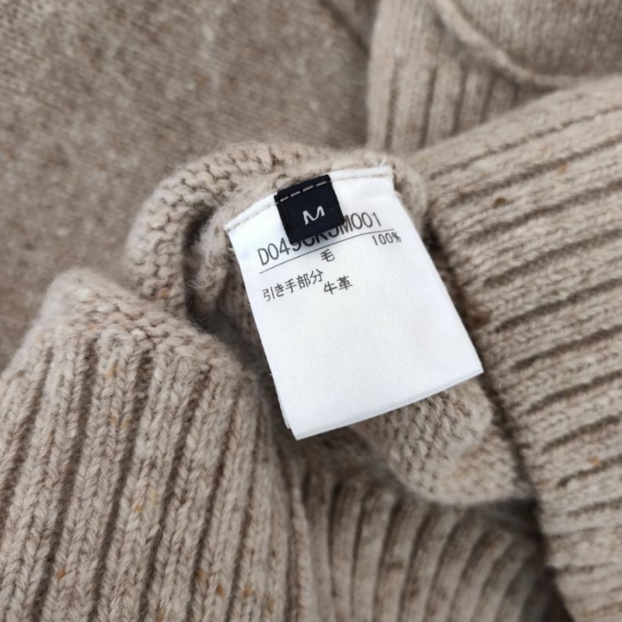 papas D049CKJM001 ジップアップカーディガン ニット ジャケット