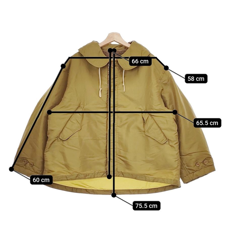 45R ナイロンキルトベスト　金茶　サイズ2 45R（フォーティファイブアール） 45R/45rpm 未使用品 厚ナイロン