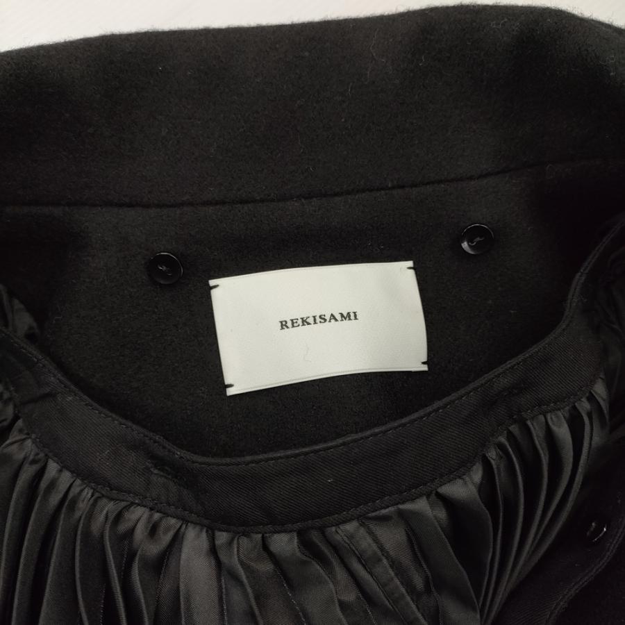 REKISAMI ライナープリーツ ライダースコート サイズ1 コート ブラック  