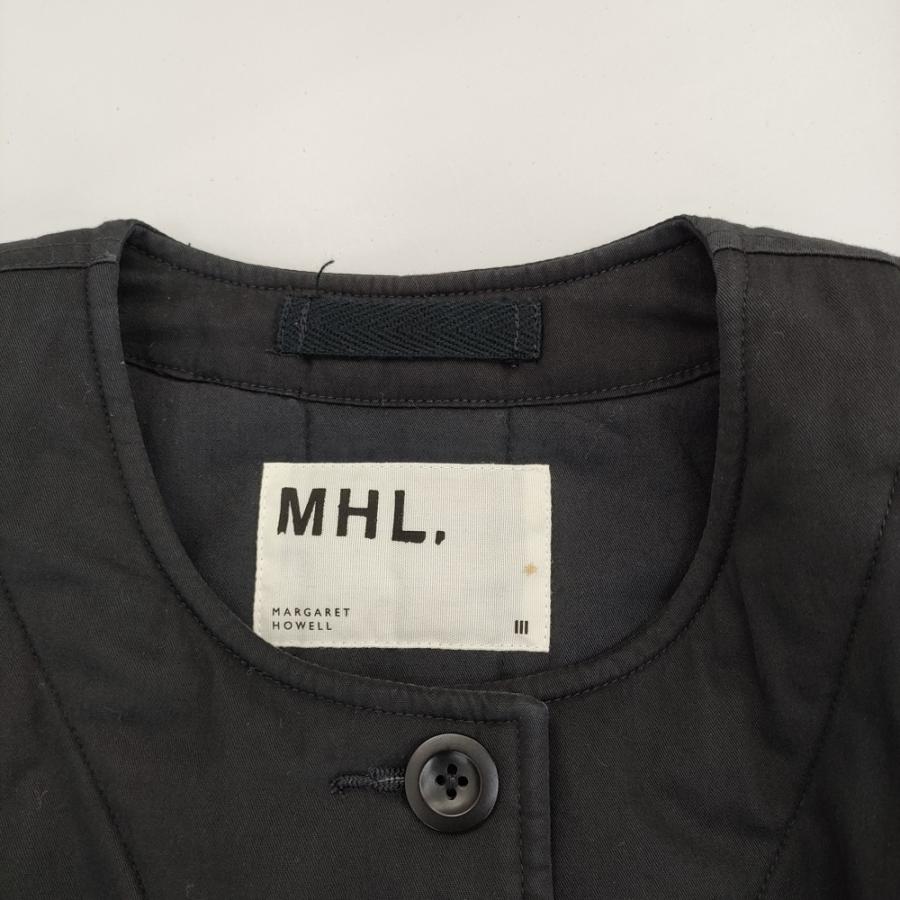 MHL. 595-8225505 サイズ3 DRY COTTON TWILL ノーカラー 中綿