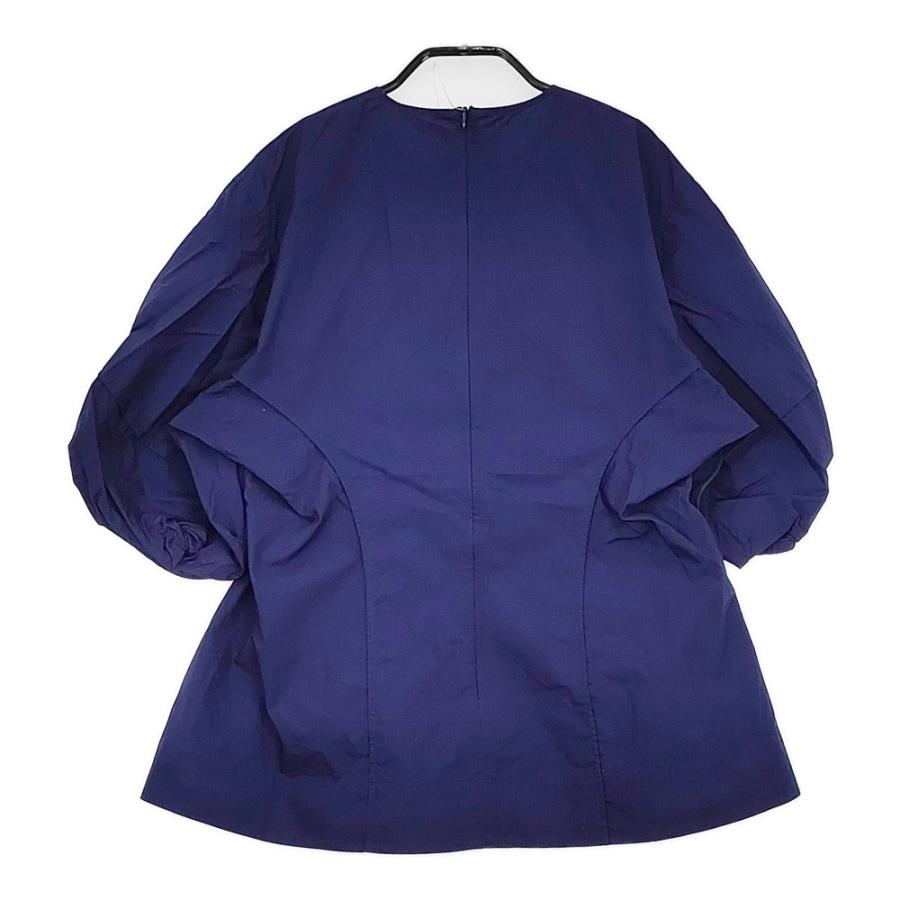 美品】BLAMINKブラミンク22SSパフスリーブブラウス ネイビー