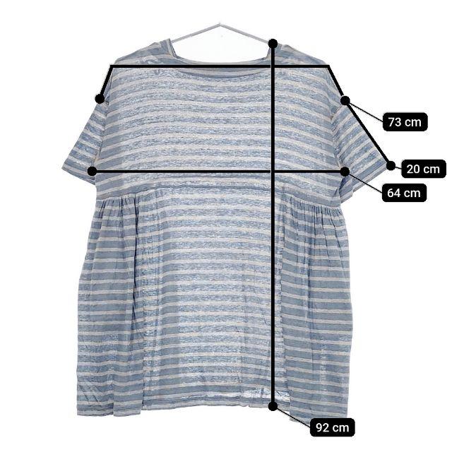 nest Robe（ネストローブ） リネン天竺ボーダーチュニック 01241-1046