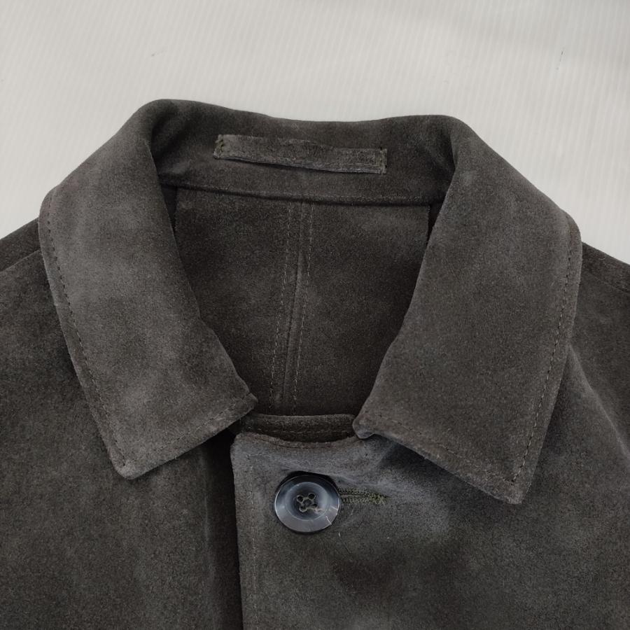 45R/45rpm スウェードの四角ジャケット 定価159500円 23AW チャコールグレー レディース フォーティーファイブアールピーエム【中古】5-0113T♪ 45R（フォーティファイブアール） 45R/45rpm スウェードの四角