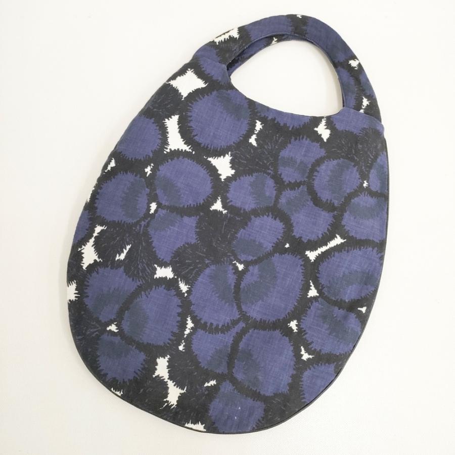 mina perhonen sumile エッグバッグ ws9185 リネン トートバッグ パープル レディース ミナペルホネン【中古】5-0804G◎ mina perhonen（ミナペルホネン） mina perhonen sumile エッグバッグ