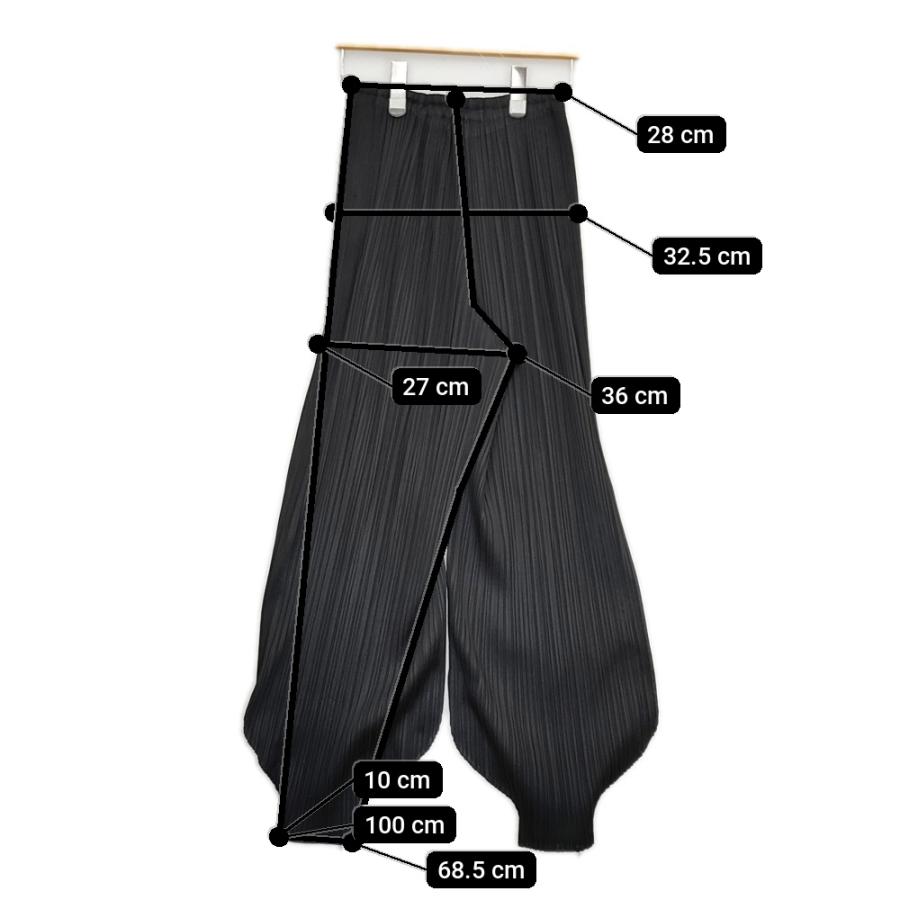 PLEATS PLEASE ISSEY MIYAKE PP04-JF811 プリーツ アラジンパンツ 