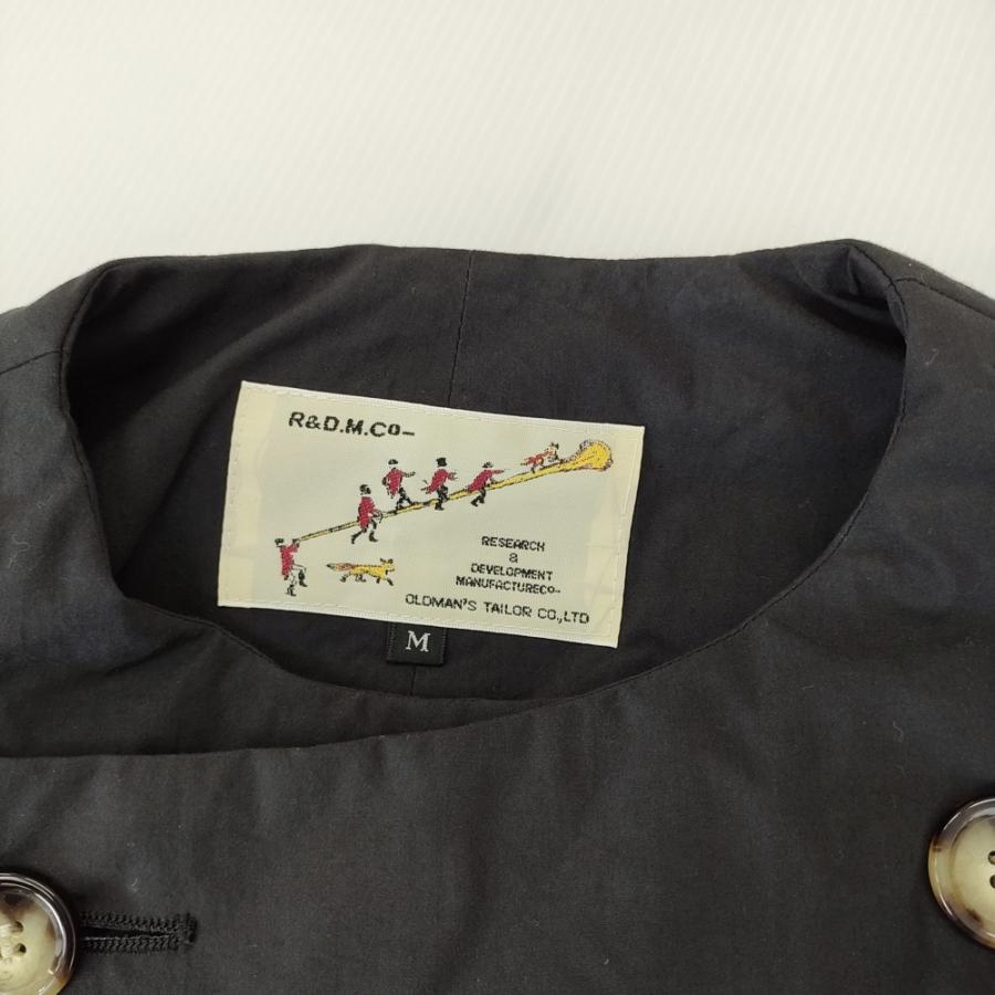 R&D.M.Co- PUFF JACKET パフジャケット 定価55000円 中綿 ノーカラー