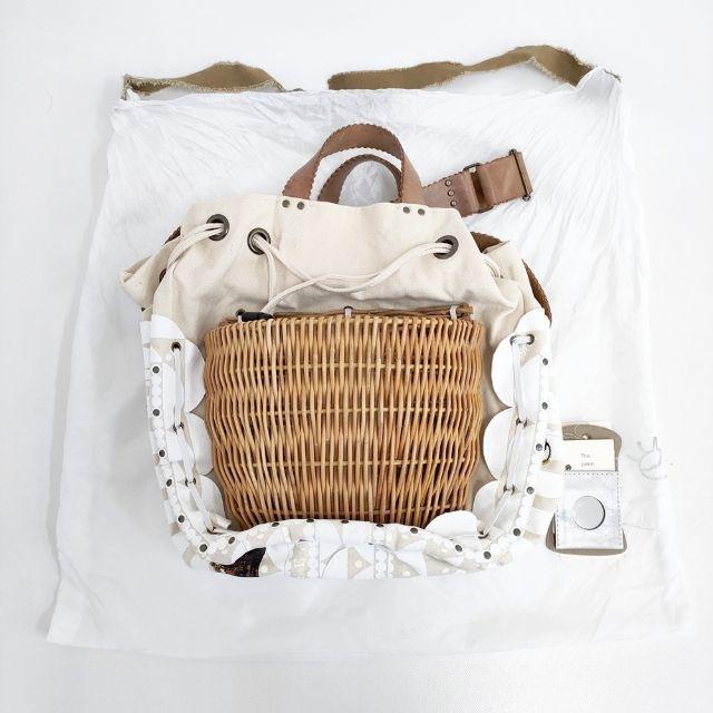 未使用 エバゴス LOVE LETTER カゴバック エバゴス ebagos カゴバッグ