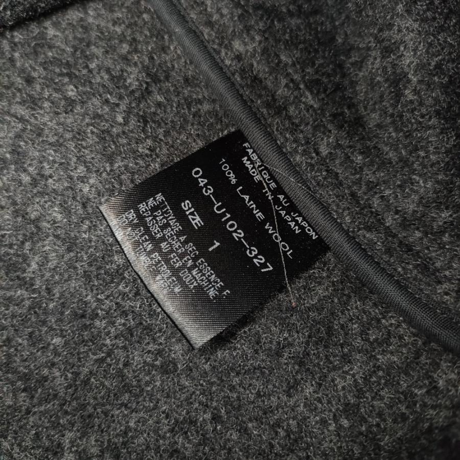ARTS&SCIENCE メルトンウール サイズ1 043-U102-327 ダッフルコート チャコールグレー ユニセックス アーツ&サイエンス【中古】5-0205A♪ ARTS & SCIENCE（アーツアンドサイエンス） メルトンウール サイズ1