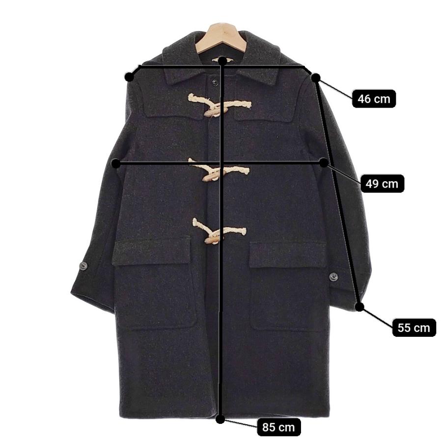 ARTS&SCIENCE メルトンウール サイズ1 043-U102-327 ダッフルコート チャコールグレー ユニセックス アーツ&サイエンス【中古】5-0205A♪ ARTS & SCIENCE（アーツアンドサイエンス） メルトンウール サイズ1