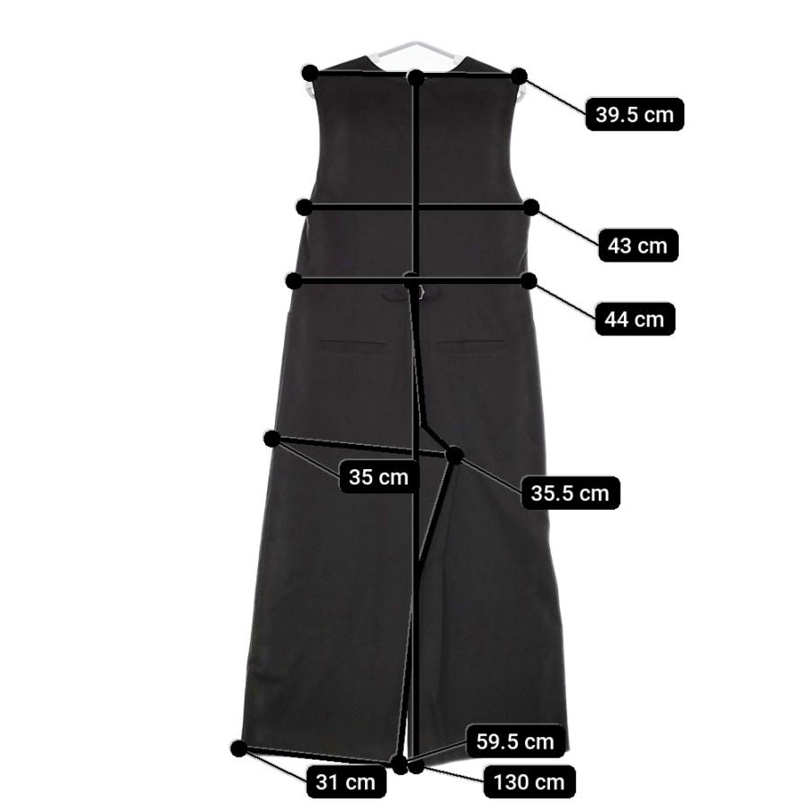 KURASHI&Trips サロペット Mサイズ オールインワン ツナギ ブラック