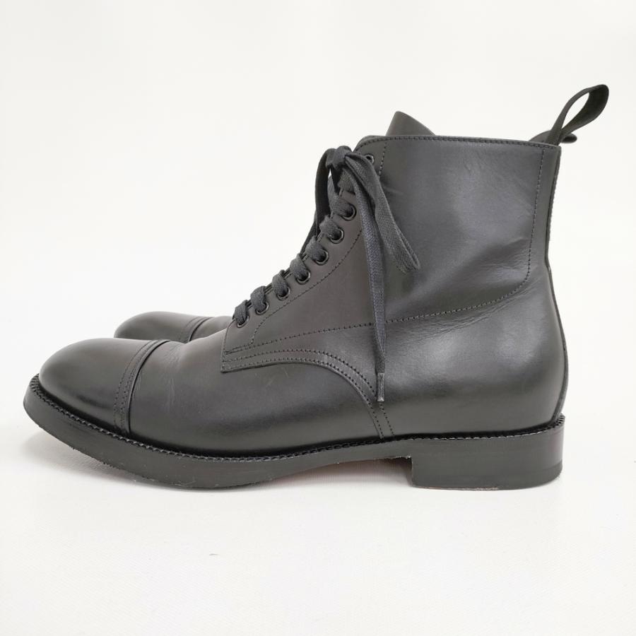 MARGARET HOWELL プレミアムライン HEAVY SOLED ANKLE BOOT レース 