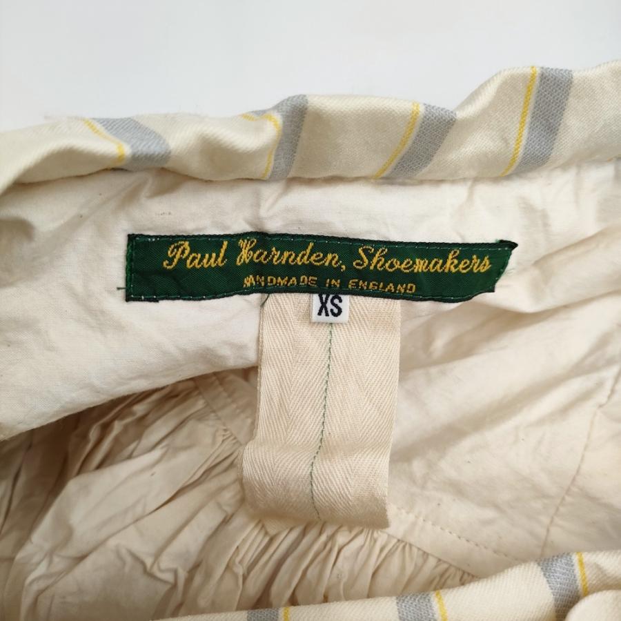 Paul Harnden サイズXS ストライプ ラップ ギャザーロングスカート