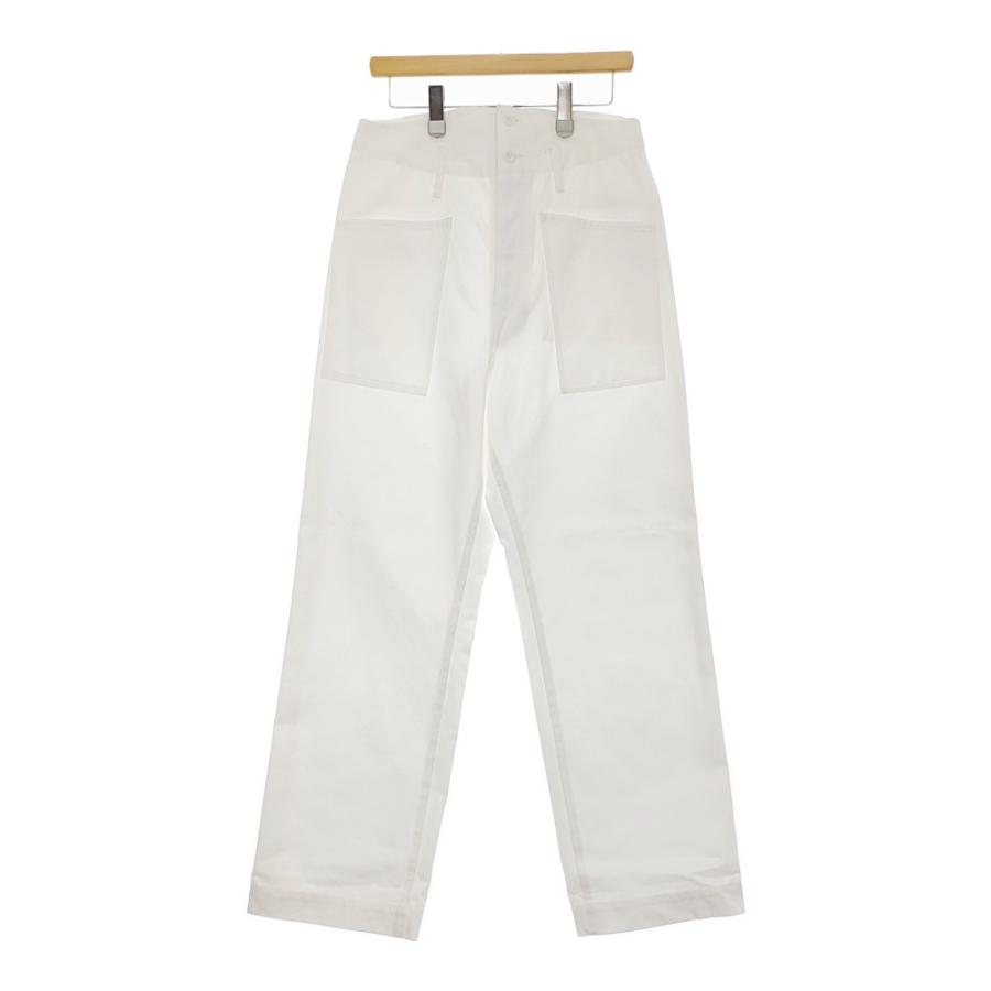 Yarmo 未使用品 YAR-24SS P1 ニューフィッシャーマンパンツ サイズS 定価31900円 パンツ 24SS ホワイト レディース ヤーモ【中古】5-0213M♪ Yarmo 未使用品 YAR-24SS P1 ニューフィッシャーマンパンツ サイズS