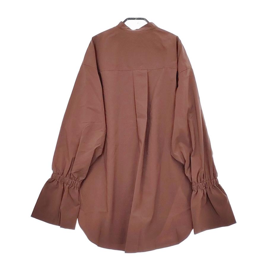 todayful Gather Sleeve Typewriter Blouse