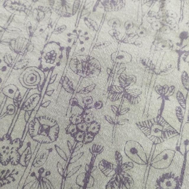 mina perhonen laundry ss8773 letter of flower 半袖Tシャツ