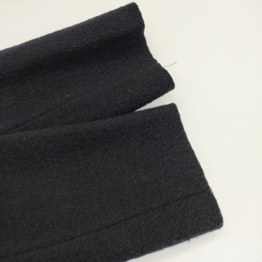 R&D.M.Co- 縮絨起毛ニット ウール 羽織 ジャケット ネイビー オールド