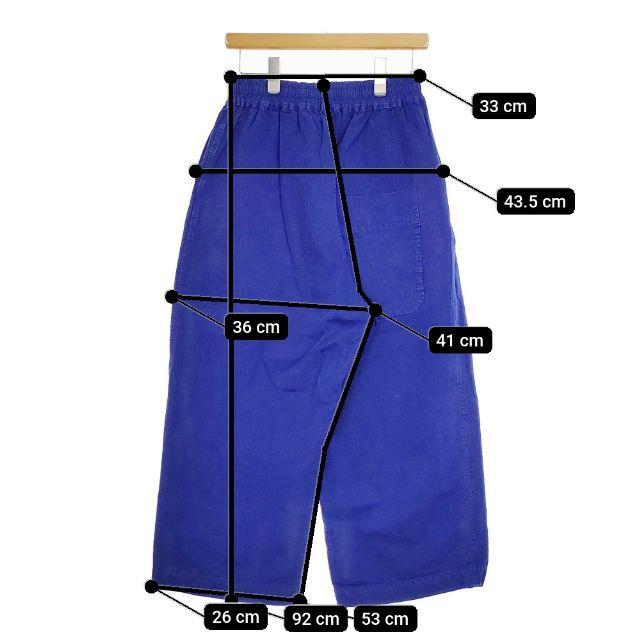 veritecoeur VC-2606 ガーメントダイ タックパンツ 定価35200円 パンツ