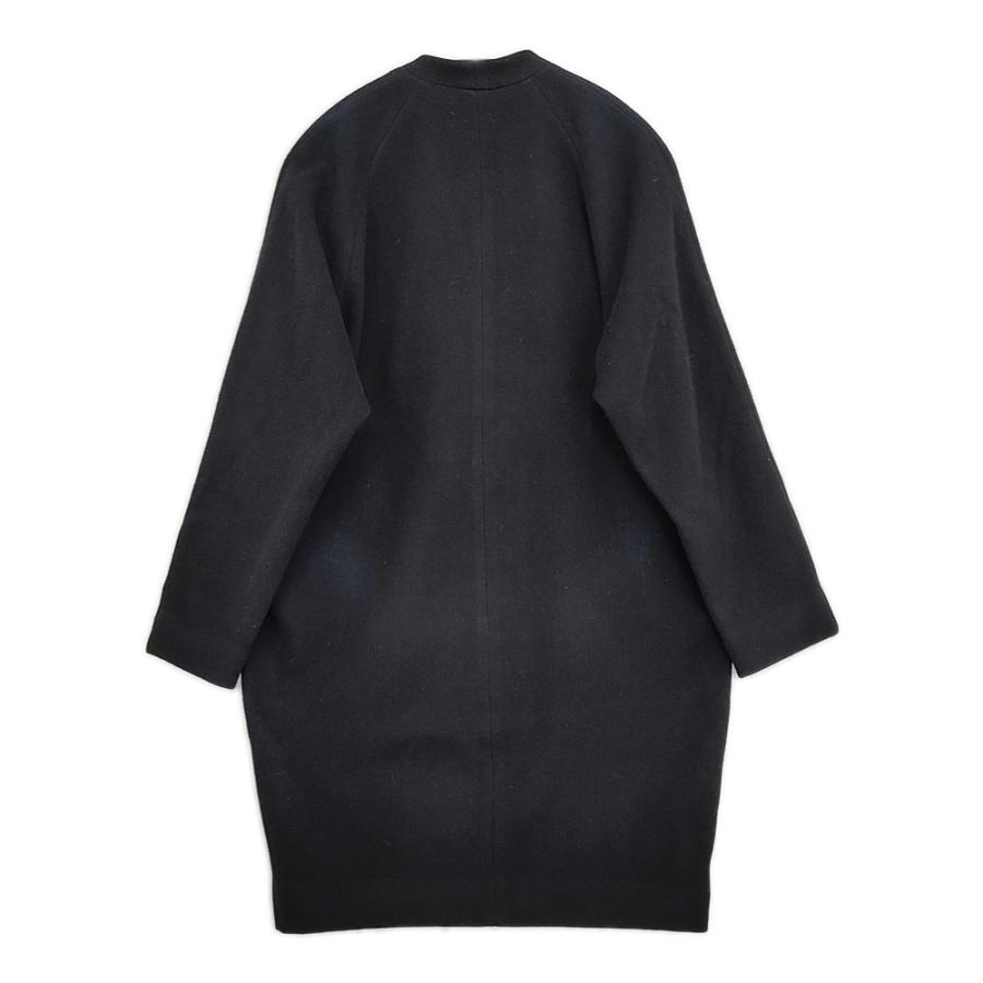 レディース evam eva ロングガウン コート ウール×ナイロン 2 グレー 無地