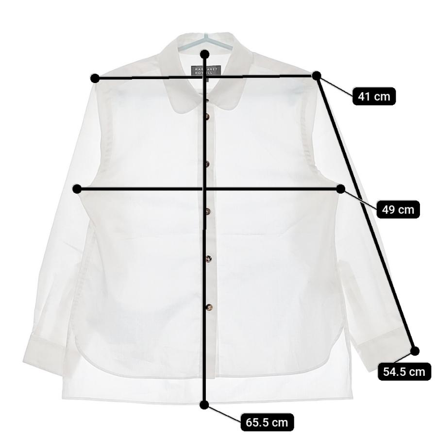 MARGARET HOWELL ホワイト 長袖シャツ サイズ1 MARGARET HOWELL ホワイト 長袖シャツ サイズ1