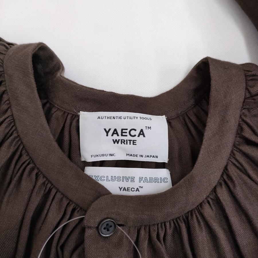 YAECA（ヤエカ） YAECA WRITE 99758 ギャザーブラウスロング リネン