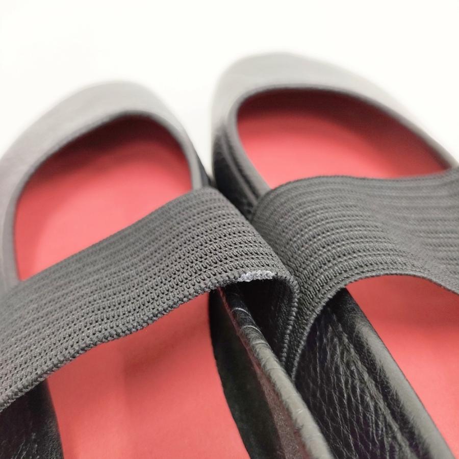 CAMPER RIGHT NINA レザー フラットシューズ サイズ39 シューズ・靴 ブラック レディース カンペール【中古】5-1203G◎ CAMPER RIGHT NINA レザー フラットシューズ サイズ39 シューズ・靴