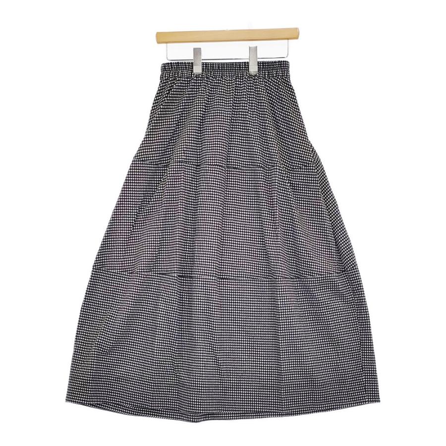 ビアズリー チェック ロングスカート BEARDSLEY ビッグチェック タフタ