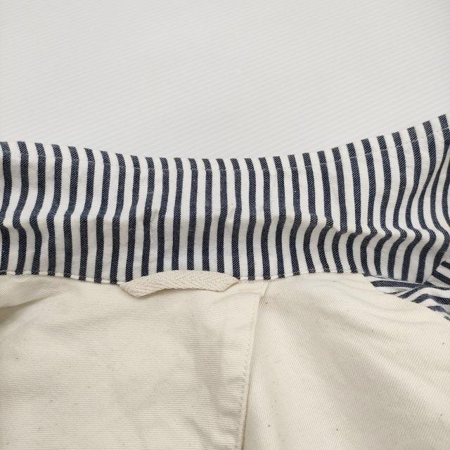 ARTS&SCIENCE 011-00252-019 サイズ2 ストライプ テーラードジャケット ネイビー ホワイト レディース アーツ&サイエンス【中古】5-0411M♪ ARTS & SCIENCE（アーツアンドサイエンス） ARTS&SCIENCE 011-00252