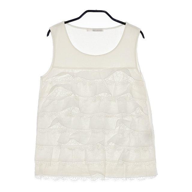 Brahmin（ブラーミン） フリル レース ノースリーブ Tシャツ