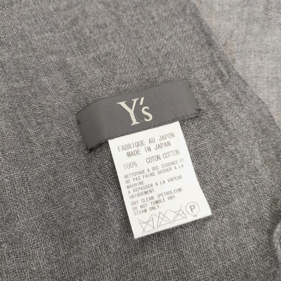 Y's（ワイズ） Y's 3枚接ぎ 大判 フリンジ コットン100％ YO-L01-092