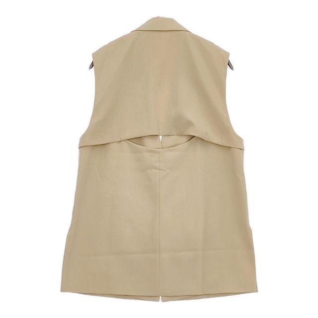 CAFUNE バックデザイン ベスト ジレ ジャケット ベージュ カフネ 5