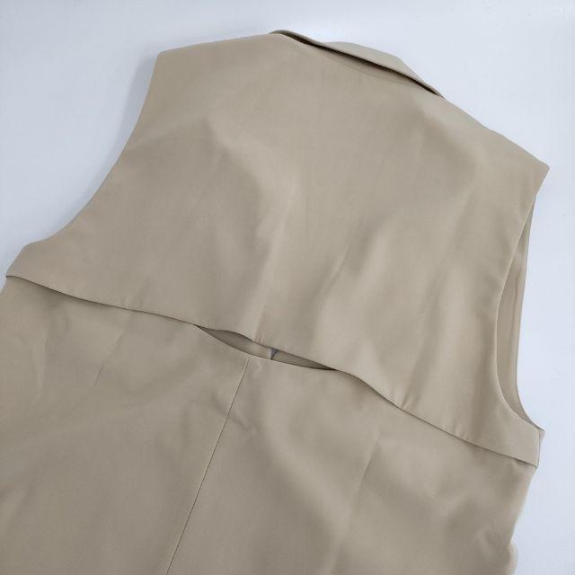 CAFUNE バックデザイン ベスト ジレ ジャケット ベージュ カフネ 5