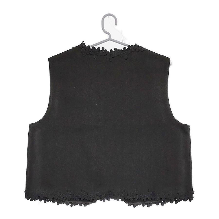 eunoia ユノイア Cotton flower vest コットンフラワーレースベスト 