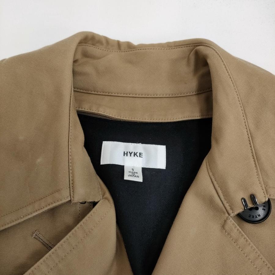 HYKE 161-17005 サイズ1 ライナー付き トレンチコート 16SS ベージュ レディース ハイク【中古】5-0511M♪ HYKE（ハイク） HYKE 161-17005 サイズ1 ライナー付き トレンチコート