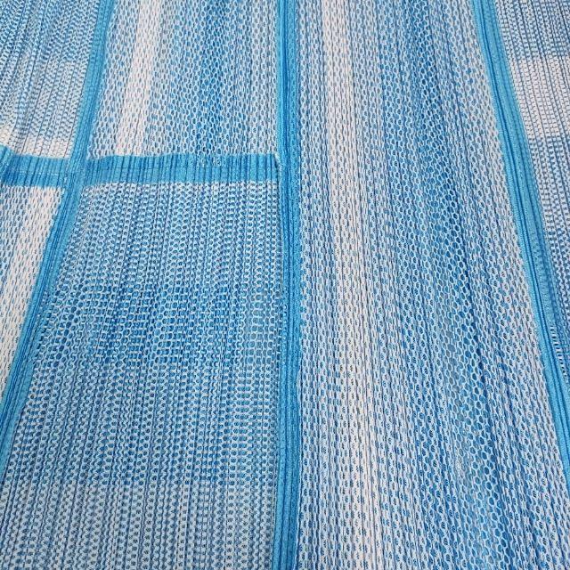 PLEATS PLEASE ISSEY MIYAKE プリーツスカート ペチコート付 メッシュ PP71-JG723 Lブルー ホワイト レディース プリーツプリーズ【中古】5-0511M♪ PLEATS PLEASE ISSEY MIYAKE プリーツスカート ペチコート付き