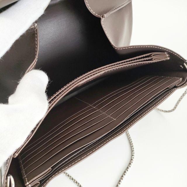 HIROKO HAYASHI クラッチ ロングウォレット チェーン付き 小銭入れなし