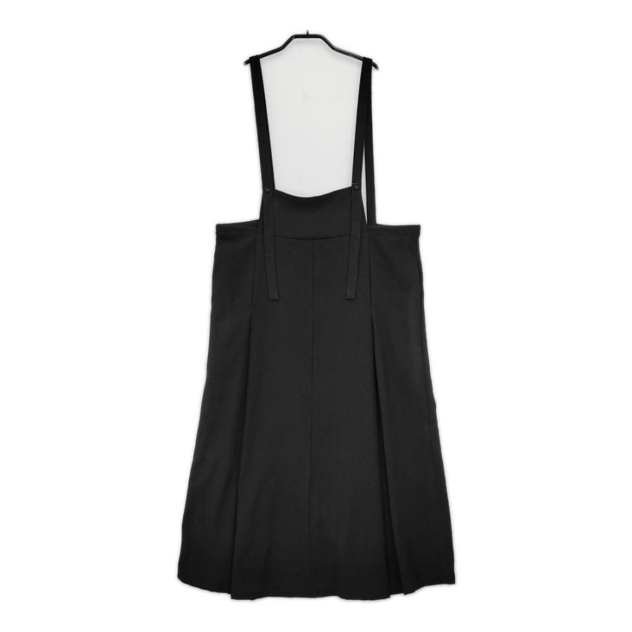 apuntob 大人女子⭐︎黒ウールサロペット antiqua PK-00323 大人サロペット スカート サロペット ブラック