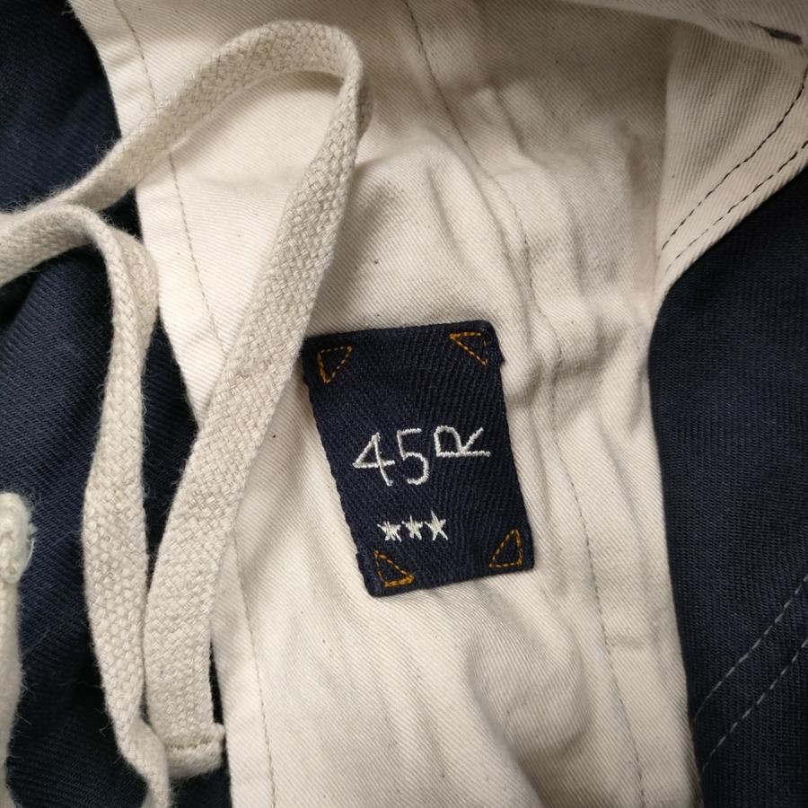 45R/45rpm ビオードサージの908ペグトップパンツ 定価52800円 パンツ 24AW ネイビー ユニセックス フォーティーファイブアールピーエム【中古】5-0401M♪ 45R（フォーティファイブアール） 45R/45rpm ビオードサージの908ペグ