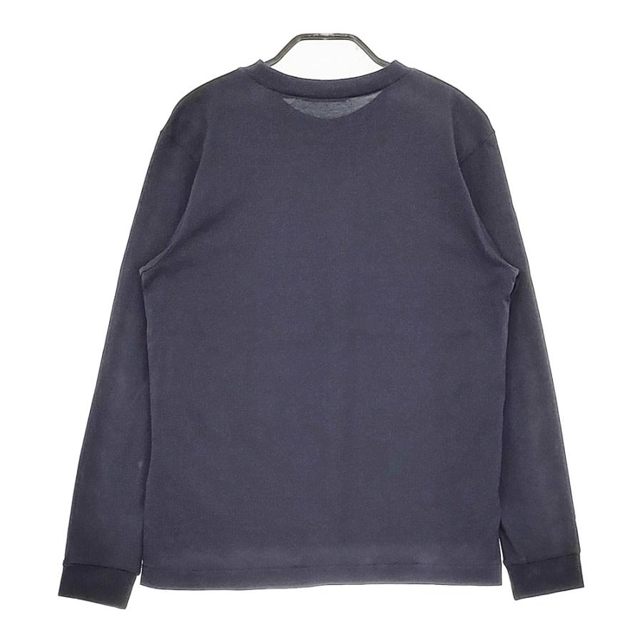 ミナネイビー刺繍長袖シャツ