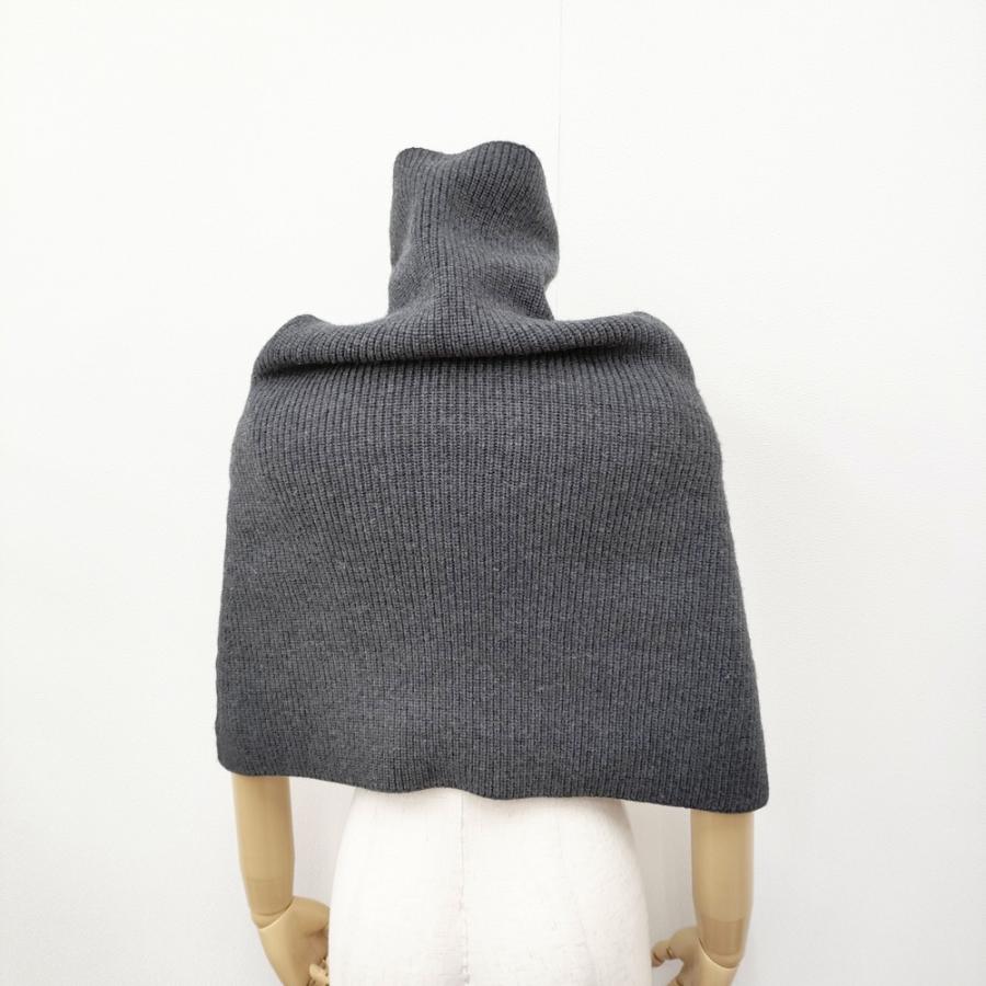 AP STUDIO リブニットケープ 定価19800円 カシミヤ混 ネック AP STUDIO リブニットケープ 定価19800円 カシミヤ混 ネック