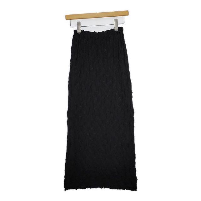 ヨーガンレール シルク ブラック タイトスカート M ① シルクコットン