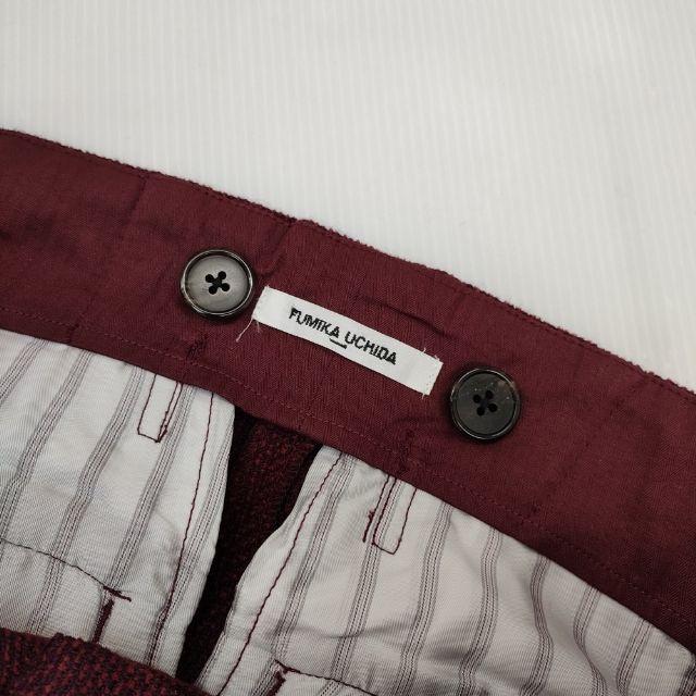 fumika uchida MOLE DOBBY BELTED SLACKS 定価74800円 FU-K-PT004