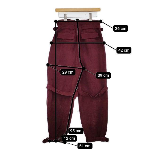 fumika uchida MOLE DOBBY BELTED SLACKS 定価74800円 FU-K-PT004