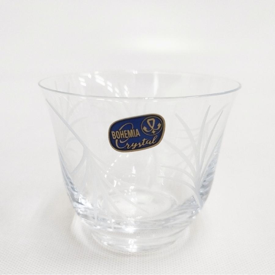 BOHEMIA Cristal ボヘミアクリスタル 切子 冷茶グラス 2客セット