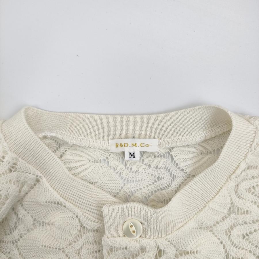 R&D.M.Co- ラッセルレースカーディガン 定価50600円 サイズM  