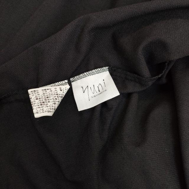 yuni シャーベット ジャンパースカート 定価26400円  1701OP001242 ワンピース 24aw ブラック レディース ユニ【中古】5-0906T∞ yuni シャーベット ジャンパースカート 定価26400円 1701OP001242