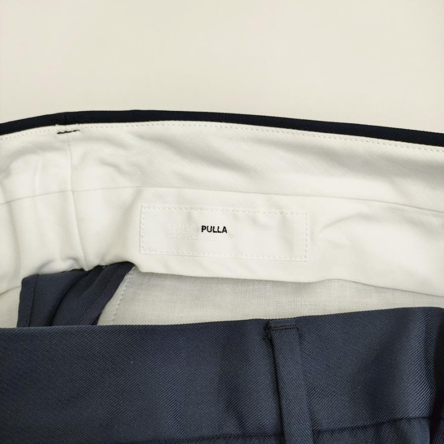 TOGA PULLA OX PANTS オックスパンツ 定価41580円 TP242-FF218 サイズ38 パンツ ネイビー レディース トーガプルラ【中古】5-0514M♪ TOGA PULLA OX PANTS オックスパンツ 定価41580円 TP242-FF218 サイズ